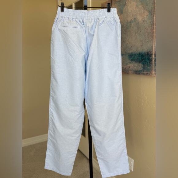 New Djerf Avenue Breezy Pants in Blue Women’s size Medium 100% Cotton - Picture 5 of 5